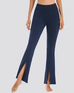 Bootcut Yoga Pants Split Hem Flare