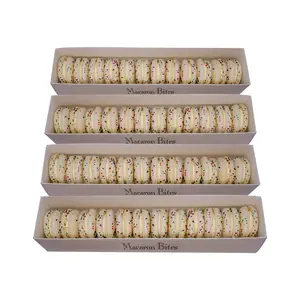 French Macarons Cake Batter cookies, 48 Count Snack Bite Nata