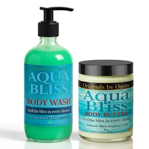 Body Butter & Body Wash Duo Bundle - Comfort Cosmetics with Refreshing Fragrance