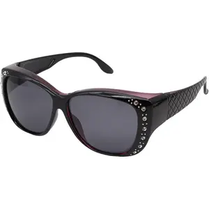 Oversize Fit Over Sunglasses Polarized Rhinestone Cat Eye Stye Prescription Glasses for Women-USA
