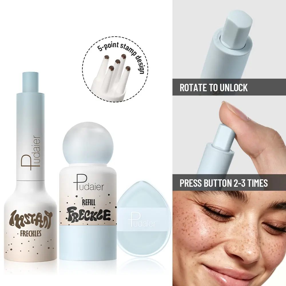 Pudaier Sunkissed Freckle Stamp with Refill Liquid Kit