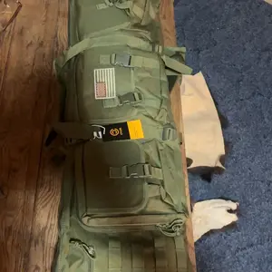 Long Soft Hunting Storage Case, Double Gears Bag with Lockable Zipper & Molle System for Outdoor Hunting