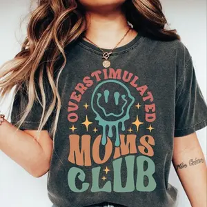 Overstimulated Moms Club Shirt Funny Mom Sweatshirt Trendy Mothers Day Gift For Mama