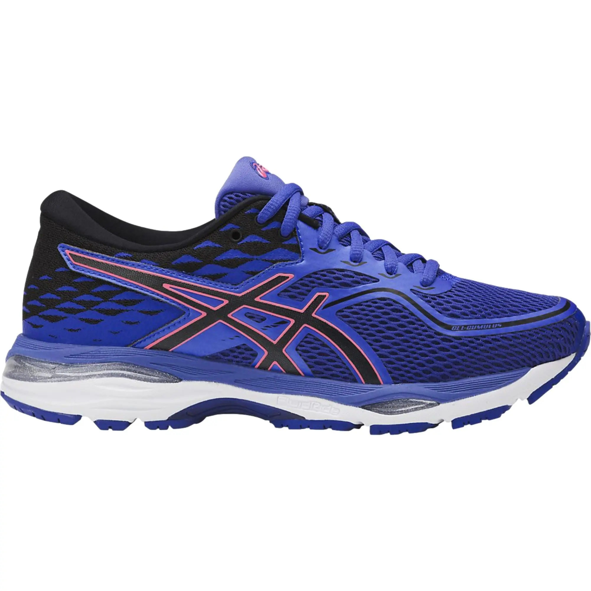Asics Gel-Cumulus 19 Blue Purple / Black / Flash Coral  T7B9N-4890 Women's