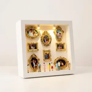 DIY Mini Museum Silhouette Box 3D Three-Dimensional Light and Shadow Structure Cross-Border Holiday Creative Gift