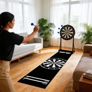 1pc Professional Dartboard Mat, Suitable for Home, Office, Or Travel, Protects Floors and Dart Tips, Dart Accessories, Suitable for Bar/Home/Club Games, Easy Roll-Up Soft Dartboard Rug, for Indoor/Outdoor Use, Portable Design for Easy Rolling, Darts Gear