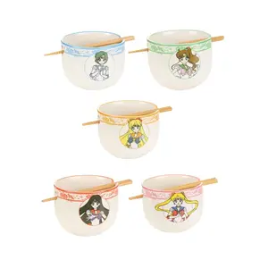 5 Piece Sailor Moon Ramen Bowl Set