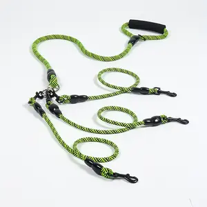 Multi-Dog Leash Set, No Tangle Leash, Durable Dog Harness for Medium & Large Breeds, Easy Control & Comfortable Walking Experience