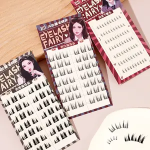 MoGlam False Eyelashes Cluster Lashes 40D DIY Eyelash Extension D Curl Long Individual Lashes Mixed Tray Faux Mink Lash Makeup Cosmetic