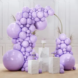 Lavender Balloons 99 Pcs Different Sizes Pack Of 36 18 12 10 5 Inch Light Purple Pastel Purple Lilac Balloon Arch Kit Garland For Graduation Baby Shower Birthday Party Decorations Purple-Q10