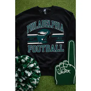 Philadelphia Football Vintage (Black) Sweatshirt
