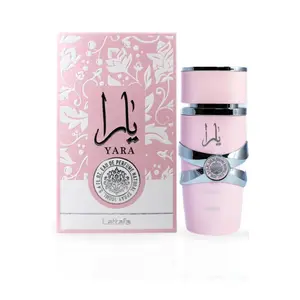 Lattafa Yara Pink Eau De Parfum for Women 100ml Long Lasting Fruity Floral Vanilla Scent Romantic Gift Bottle