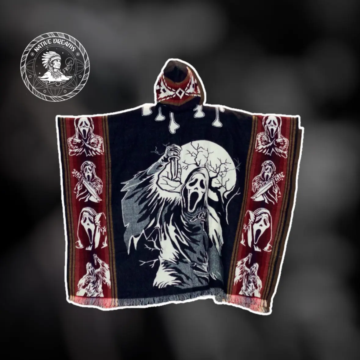 GhostFace - Alpaca Wool Poncho