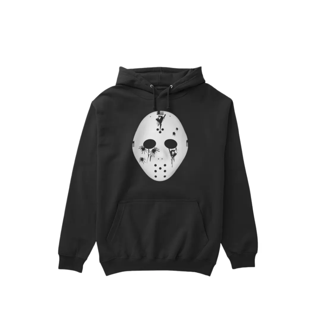 Diggy Graves 2026 Tour Hoodie, White Horror Mask Graphic Pullover, Distressed Slasher Sweatshirt, Music Fan Gift, Shirt For Men