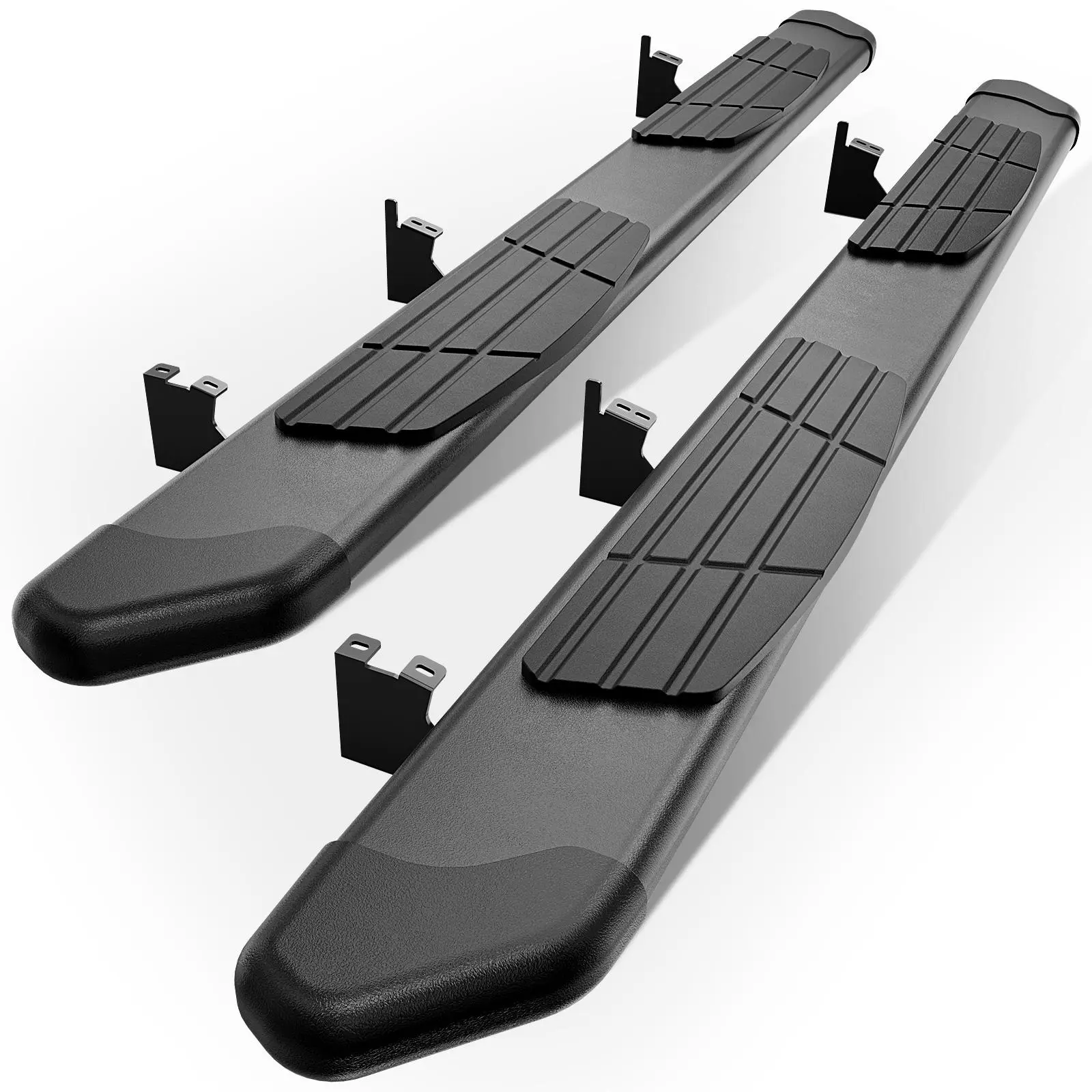 Yzona 6" Black Aluminum Alloy Bolt-On Truck Running Boards, Automotive Side Steps, Car Accessories for 2005-2022 Toyota Tacoma Double Cab Auto Replacement Parts, Body Frame & Bumpers Accessories