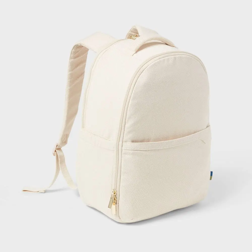 Open Story Canvas Backpack w/ 17.5" Zip Laptop Pocket 21L Soft-side Open Story Canvas Backpack w/ 17.5" Zip Laptop Pocket 21L Soft-side