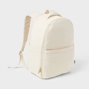 Open Story Canvas Backpack w/ 17.5" Zip Laptop Pocket 21L Soft-side, Backpacks For School, Bookbag