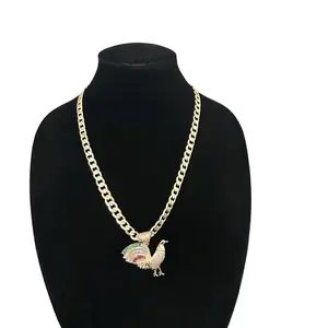 Cuban link chain with a 10mm Gallo 24 inches long.