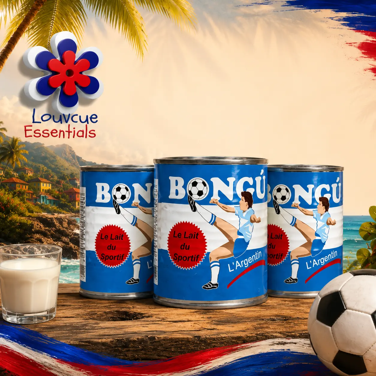 3 Let BONGU POU $12 ,Milk BONGU from Haiti
