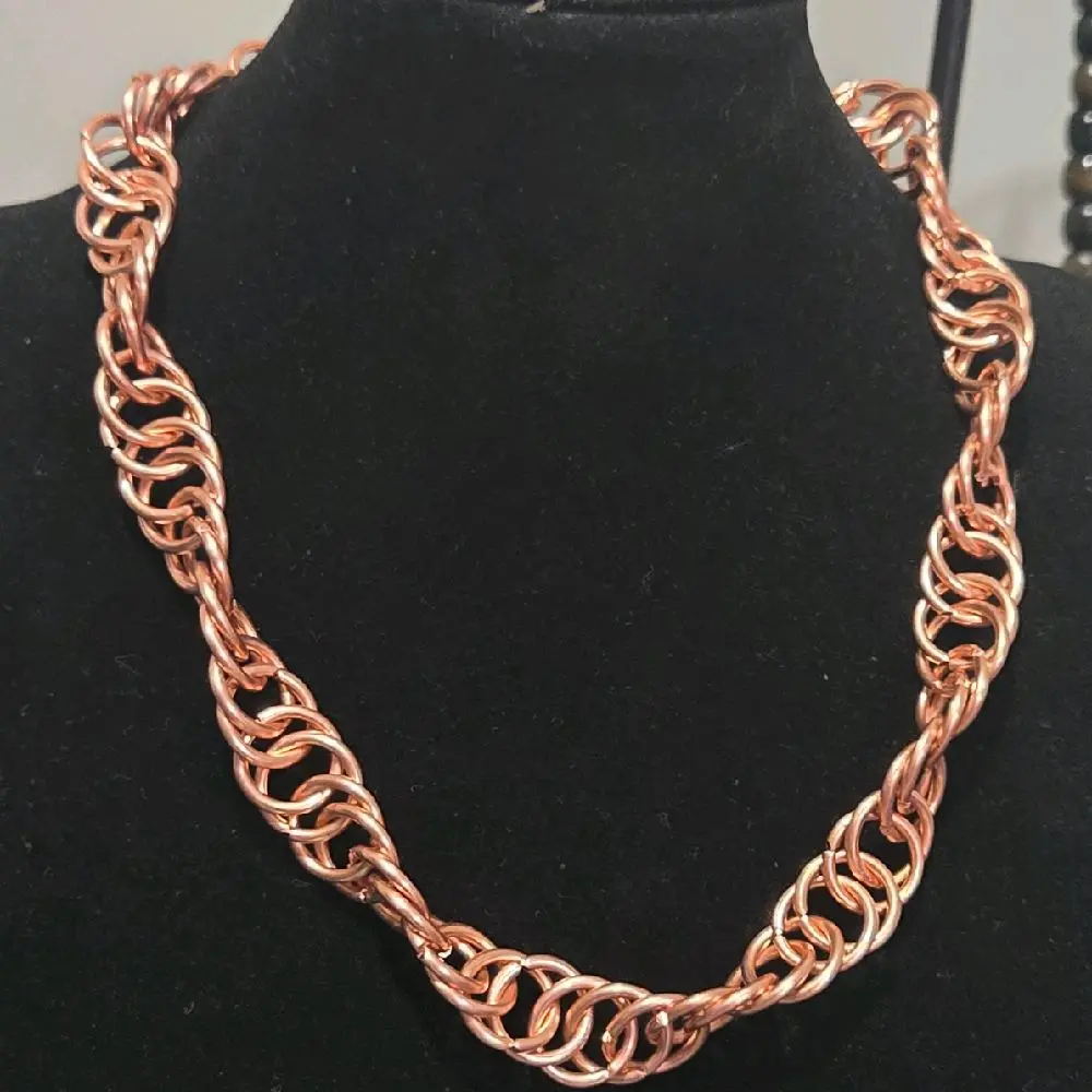 Infinity Copper Necklace - Custom Lengths, Elegant Design, Perfect for Any Occasion