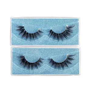 2 Pairs Cat Eye False Eyelashes, Wispy Cluster Lashes, Natural Look Curl Eye Makeup Strip Lashes For Women Girls Eye Extensions, Lashes Strips
