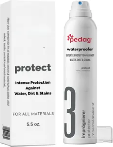 Pedag PFAS-Free Waterproofer 5.5 oz Heavy Duty Waterproof & Stain Repellent Spray for Shoes Boots Tents & Fabric Made in Germany
