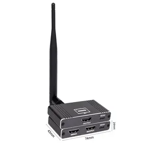 656ft 200m HDMI Extender with Rotation HDMI Video Transmitter and Receiver 5.8G 2 Frequency Wifi 1RX Connected to 8TXs