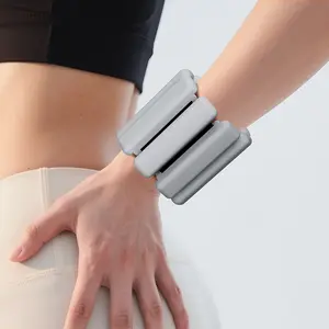 unisex adjustable weighted wrist and ankle weights, Arm exercise equipment, engineered with TPR material, metal weight bars, are the home gym accessories for strength training, muscle shaping, and workout performance in running, yoga, and Pilate