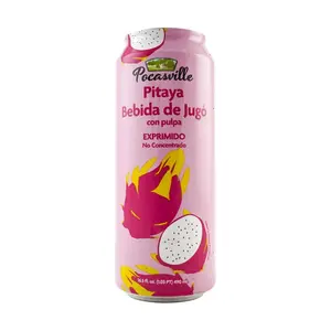 POCAS Vietnamese Dragon Fruit Juice Drink 490ml - Exotic Pitaya Fruit Pulp Beverage