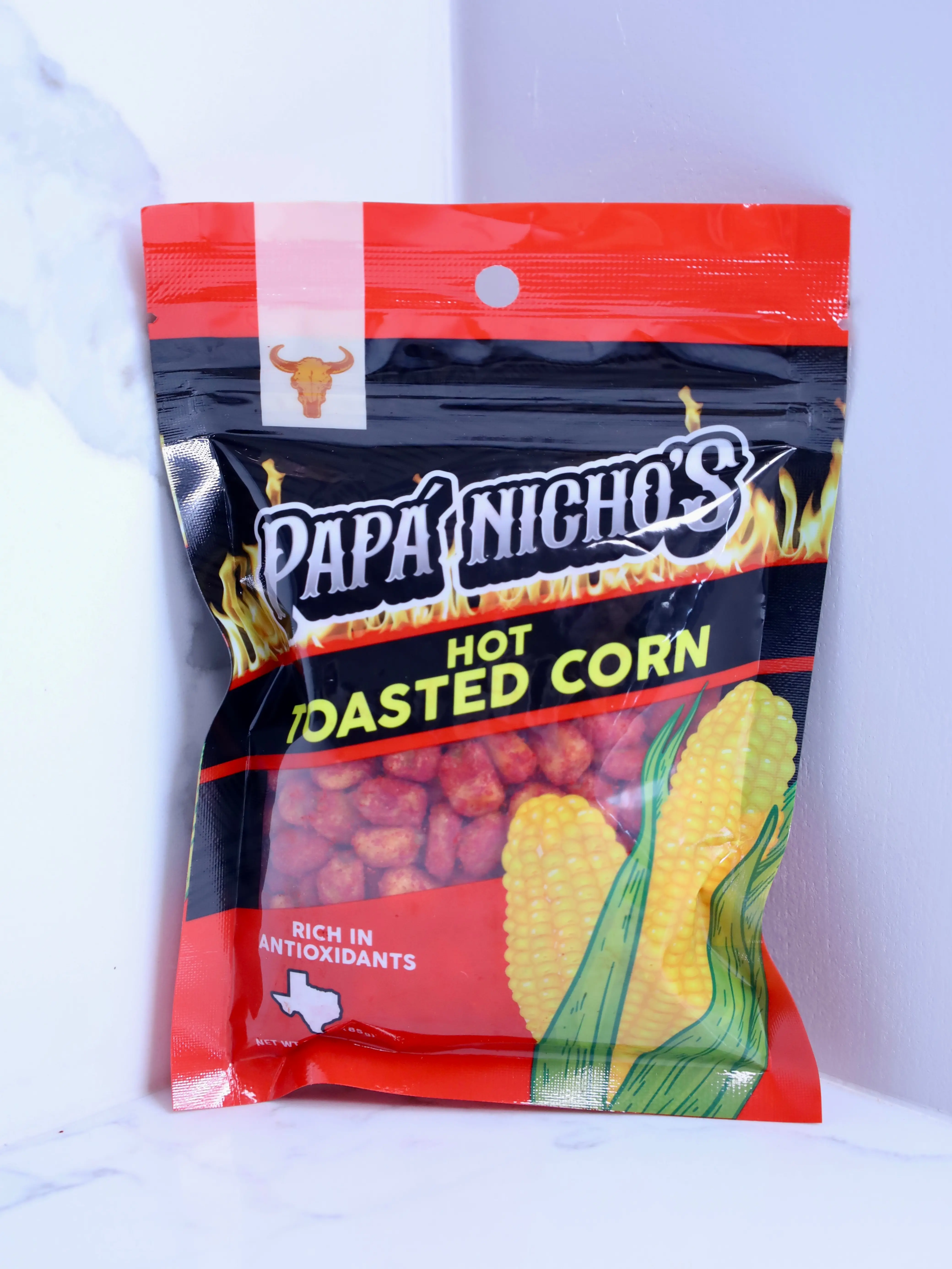 Papa Nicho's Hot Toasted Corn - Rich in Antioxidants - Perfect Snack for Any Occasion - Texas Brand