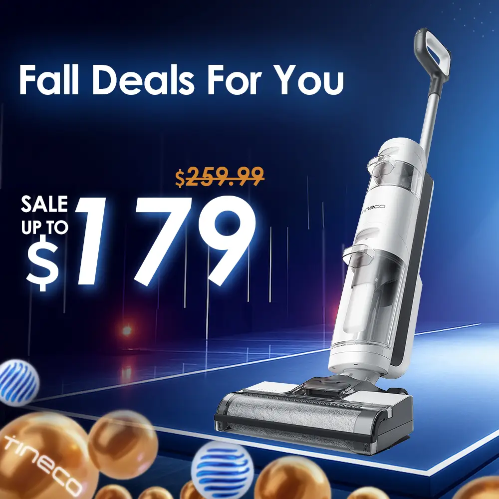 Tineco iFloor 3 Breeze Complete Wet Dry Vacuum Cleaner Cordless Floor Cleaner and Mop Lightweight One-Step Cleaning for Hard Floors with Enhanced Acce