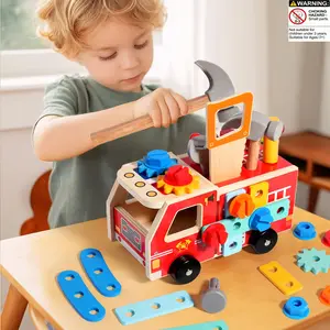 Toddler Tool Kit 33pcs, Montessori Toddler Tool Box, Kids Pretend Play Tools Set, Stem Educational Toys for Ages 3+