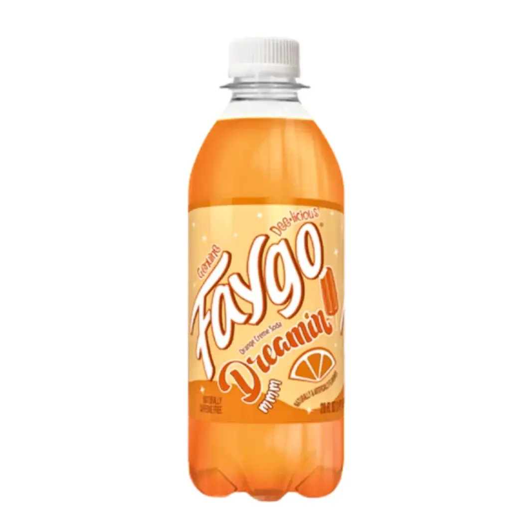 2 packFaygo Dreamin Orange Creme  Flavor Soda, 24 oz bottles, 2 pack, soda, Exotic Drinks,  Beverage, Exotics on 4th