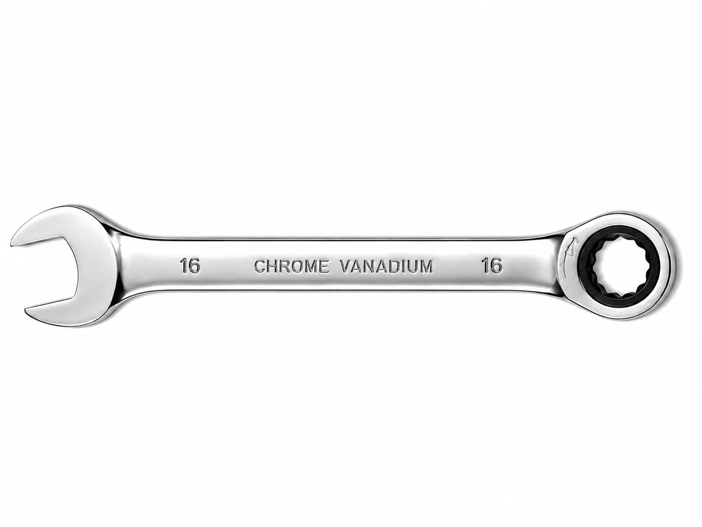 16mm Ratcheting Combination Wrench Chrome Vanadium CRV Metric Hand Tool