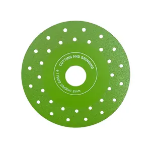 LOZLIN 1PCS/3PCS 115mm Diamond Saw Blades For Cutting And Grinding Tile And Marble,Ceramic, 45 Degree Chamfered Cutting Disc Porous Design,