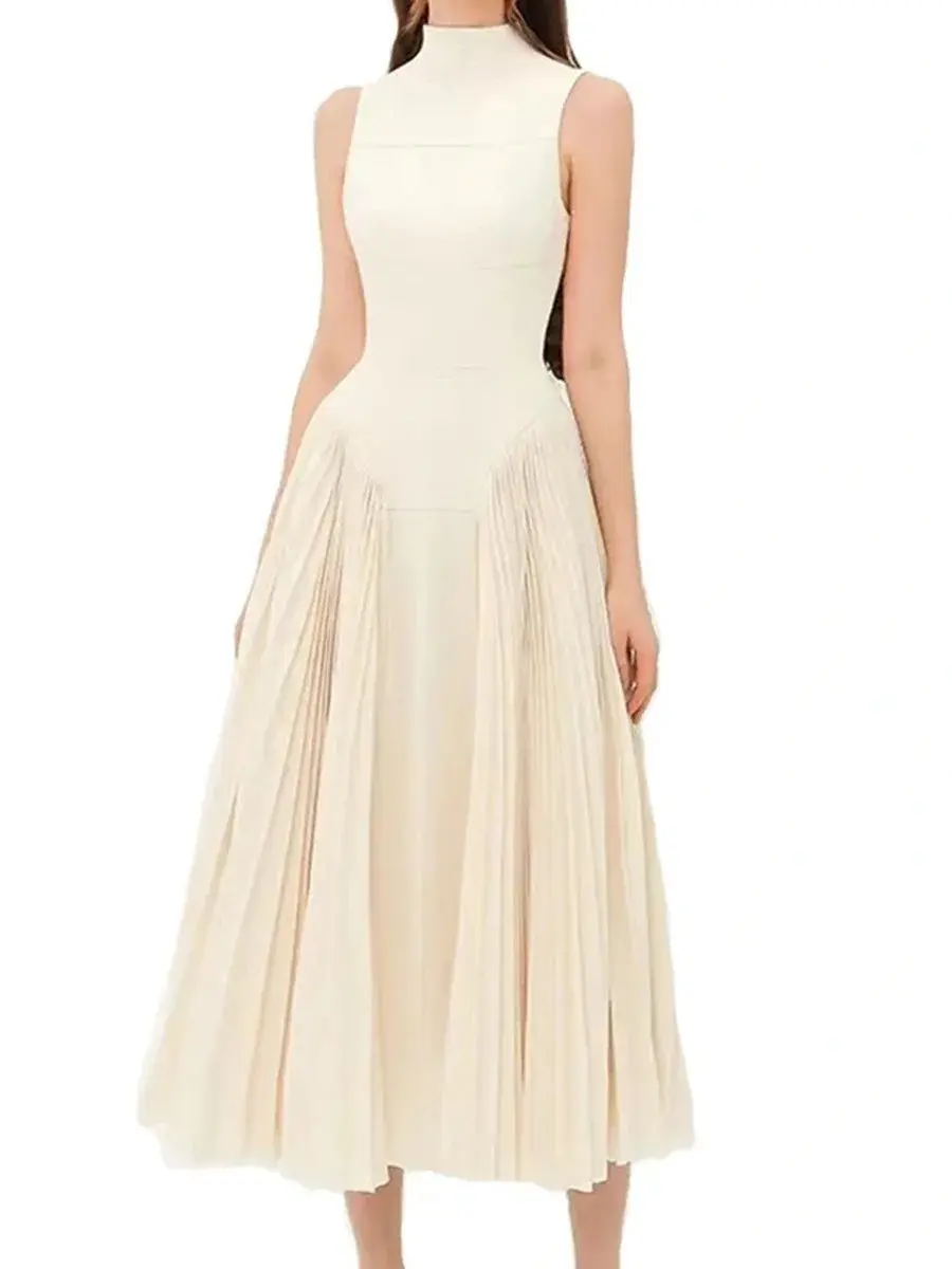 Classic Beige Dress