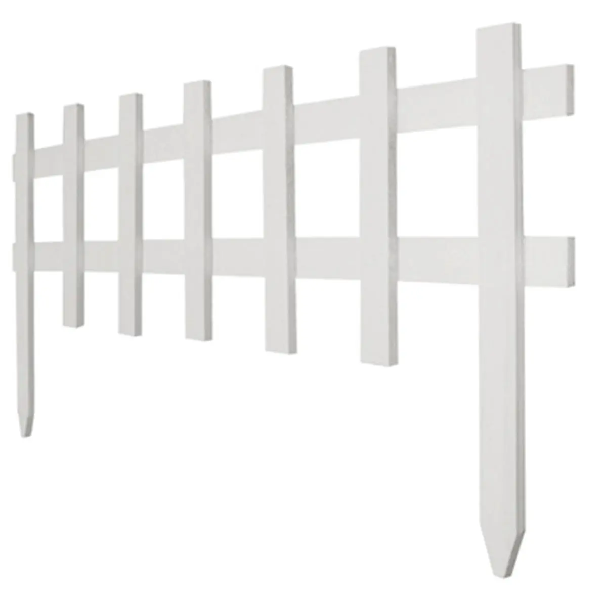 Greenes Fence RC 75W 18 in. x 3 ft. White Deluxe Cape Cod Picket Fence, Garden, 18X3ft Size