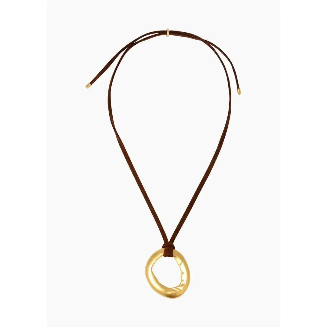 Mini Necklace - Brown