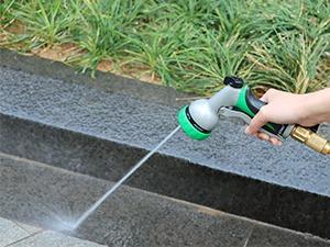 RESTMO Garden Hose Nozzle, Garden Tools , Heavy Duty Metal Water Hose Nozzle with 7 Adjustable Spray Patterns, High Pressure Hand Sprayer with Flow Control for Watering Plants & Lawns, Washing Cars & Pets, Valentines gift