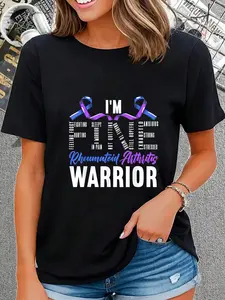 100% Cotton Rheumatoid Arthritis Warrior Autoimmune Disorder T-Shirt