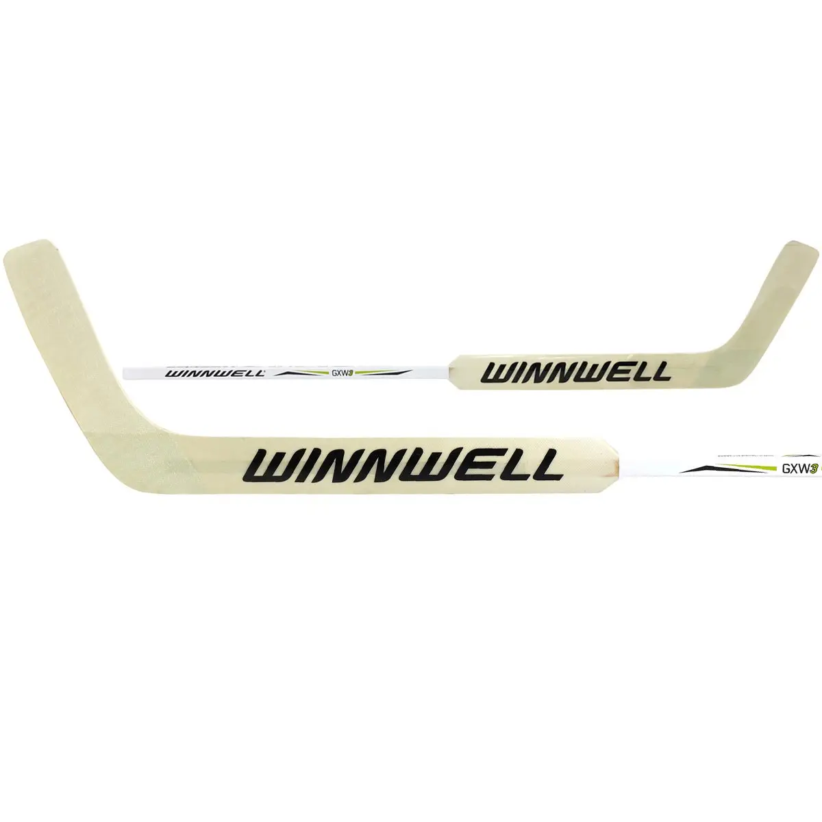 Winnwell GXW-3 Wooden Ice Hockey Goalie Stick, Senior Stick Lengths, Epoxy Laminate Blade, PS-141 Blade, Urethane Foam Reinforced, Winter Sports Gear, Hockey Sticks