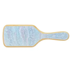 Emi Jay Bamboo Paddle Hair Brush in Blue Sugar