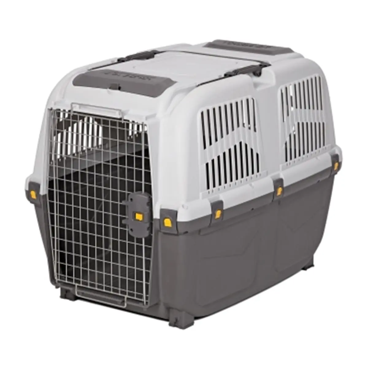 Mid-West Metal Products Skudo Plastic Pet Travel Carrier - 19x13x13 in, 2.9 lbs, Handle, Easy Cleaning, Lightweight Durable Luggage