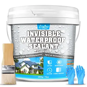Waterproof Sealant - 70oz-Based Transparent Waterproof Coating, Invisible Agent Indoor &, Anti-Leakage Sealant for Roofs,,,, Terraces,