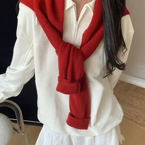 Elegant Women's Soft Plain, Versatile Scarf for Fashionable Daily Wear, Smooth Satin Neck Scarf for Casual Style, Trendy Solid Shawl