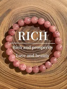 Wealth Bracelet with Rose Quartz and Dongling, 8mm Women’s Abundant Jewelry with Manifestation Charm, Healing Crystal Bracelet, High Quality Bracelet, Beautiful Bracelets
