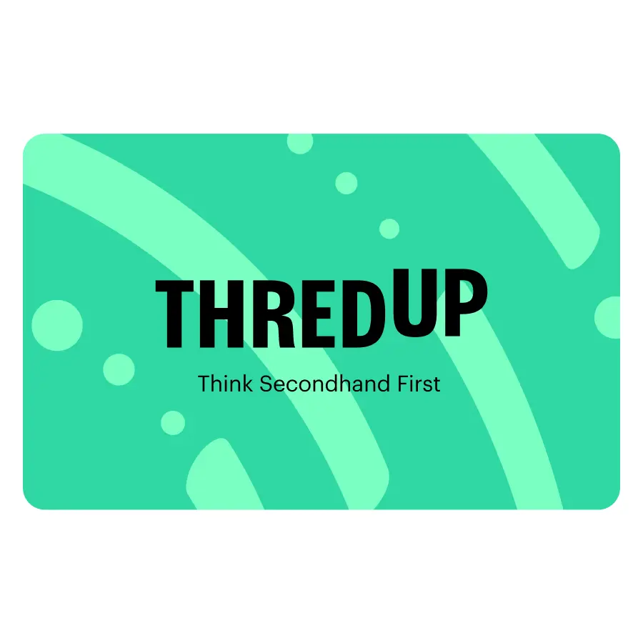 thredUP eGift Card | Online Thrift, Secondhand Clothing & Fashion