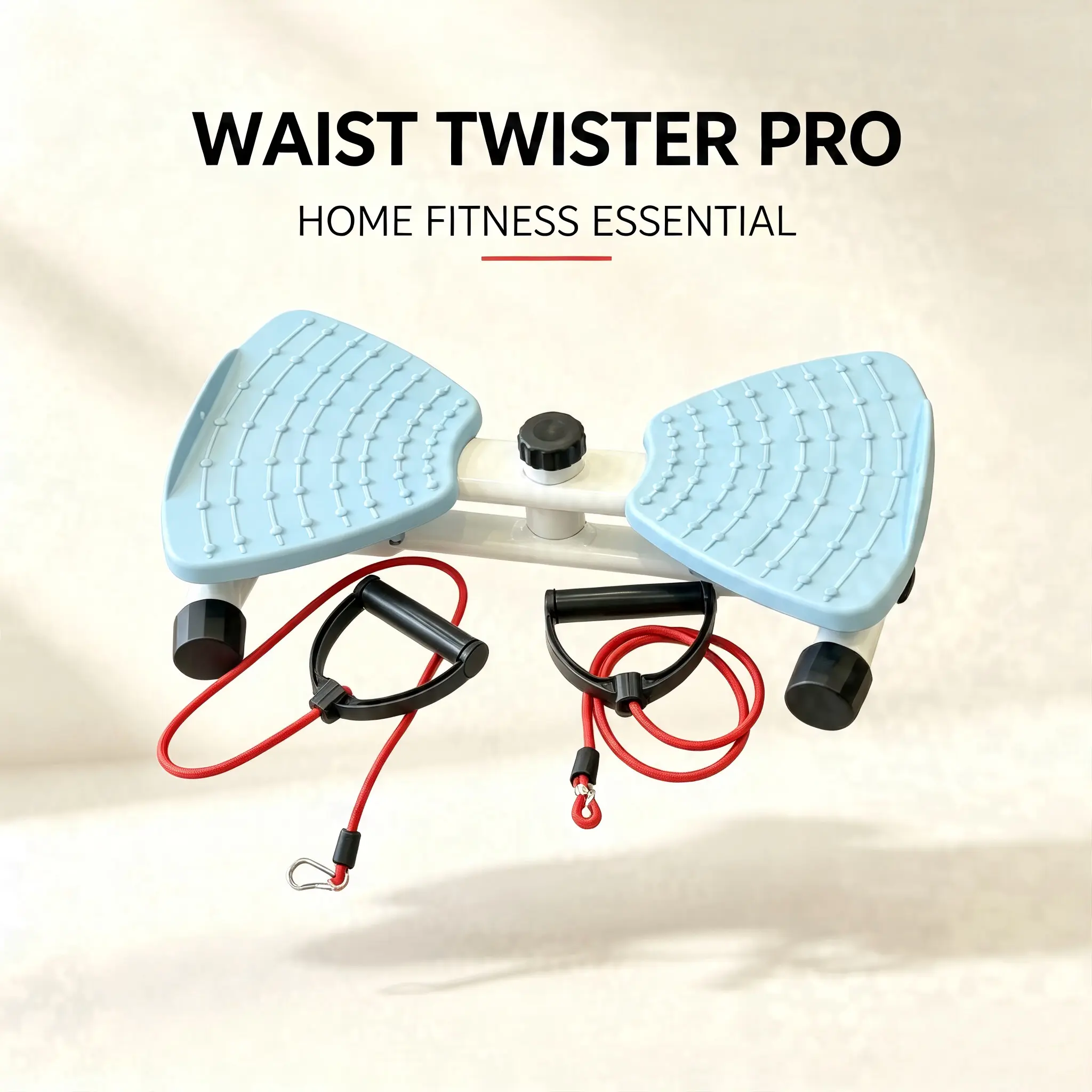 Portable 90° Rotating Waist Twister with Matching Resistance Bands, Compact Fitness Gear for Apartments & Small Spaces, Non-Slip Footpads for Full-Body Muscle Activation, Waist-Leg-Arm Shaping & Easy Daily incline smith machine Adjustable Stair Stepper