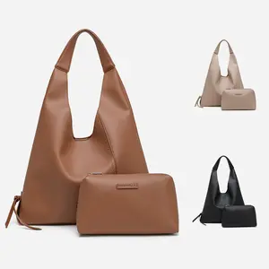 BELLE NewBella Lena 2 PCS Set Shoulder Bag - Daily Casual Style, Magnetic Closure, PU Material