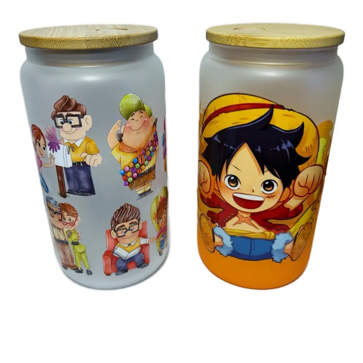 Sublimation Glass Blanks with Bamboo